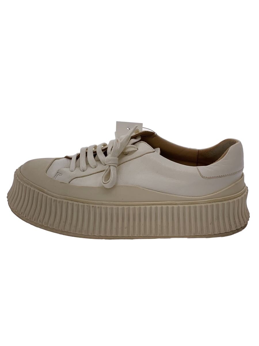 【中古】JIL SANDER◆ローカットスニーカー/39/WHT/jil32535a【シューズ】
