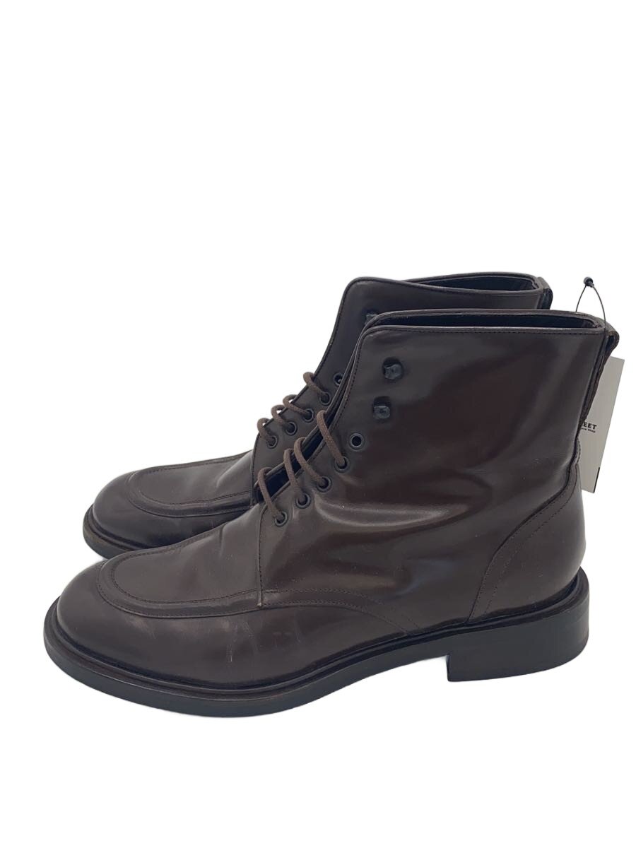 【中古】GUCCI◆レースアップブーツ/37.5/BRW/レザー/104 0172【シューズ】|2nd STREET 店