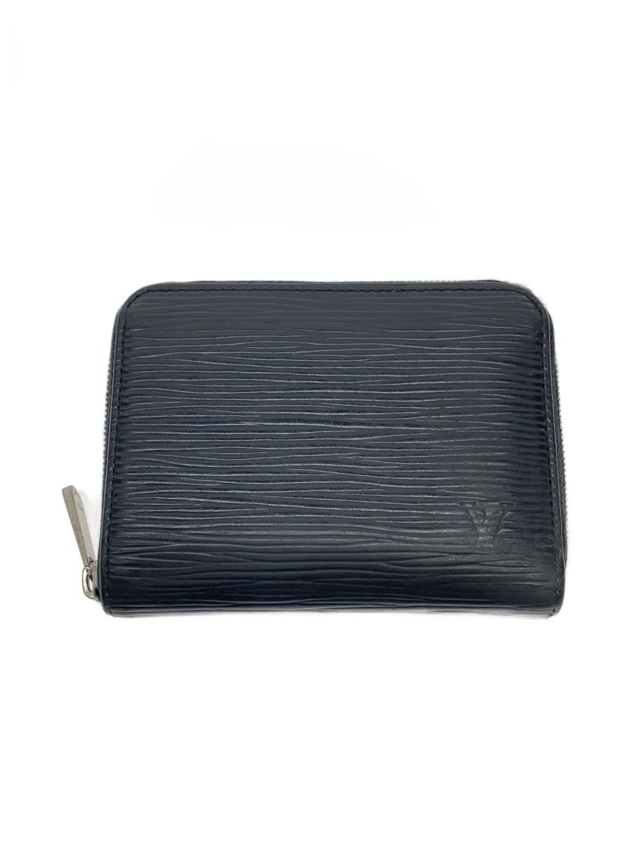 【中古】LOUIS VUITTON◆ジッピー・コインパース_エピ/なめし革/BLK/レディース【服飾雑貨他】
