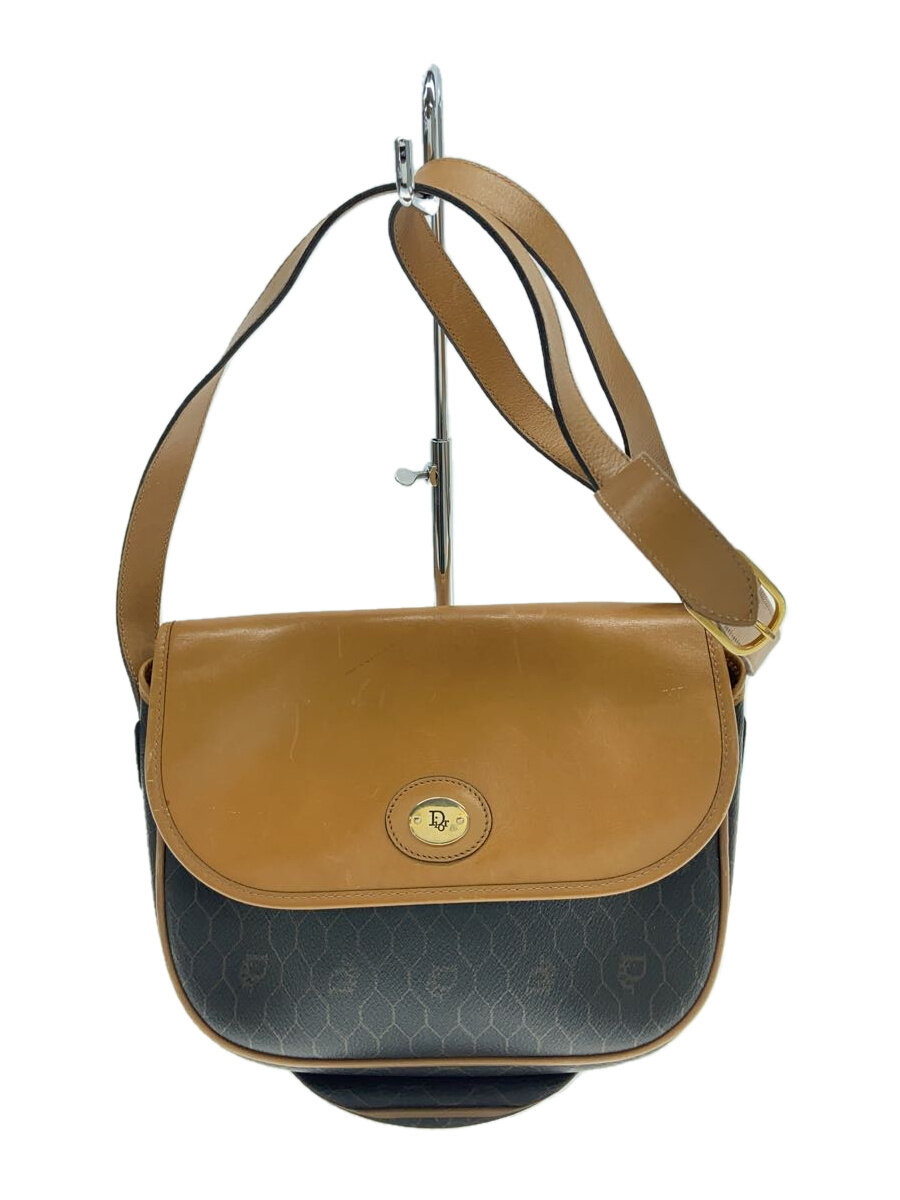 【中古】Christian Dior◆ショルダーバッグ/--/BRW/総柄/ヴィンテージ/ハニカム柄/ダメージ有【バッグ】|2nd STREET 店