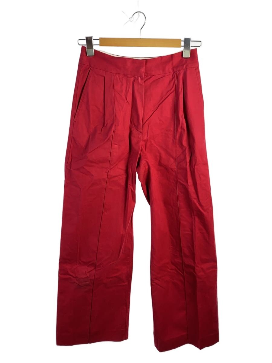 【中古】MAISON KITSUNE◆下つ方/34/綿織物/RED/無地/lw01105ww0085//【レディースお召しもの】