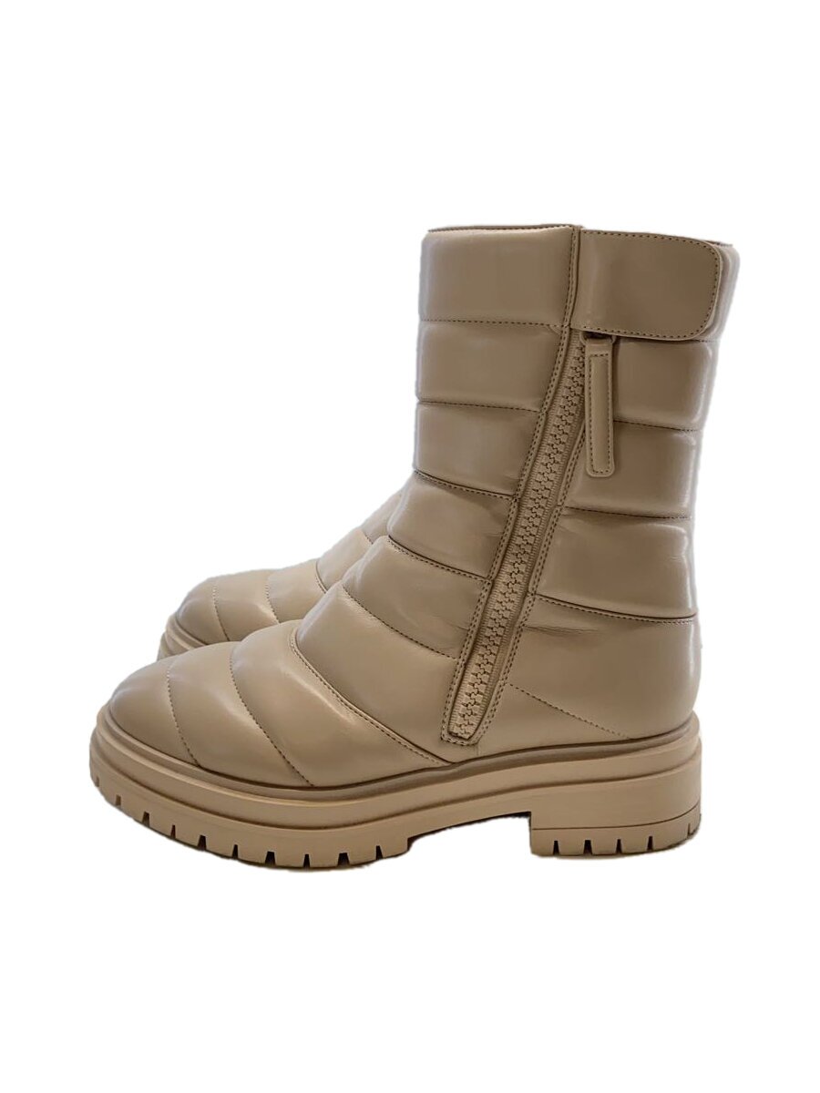 【中古】Gianvito Rossi◆キルティング/ブーツ/38/ベージュ【シューズ】|2nd STREET 店