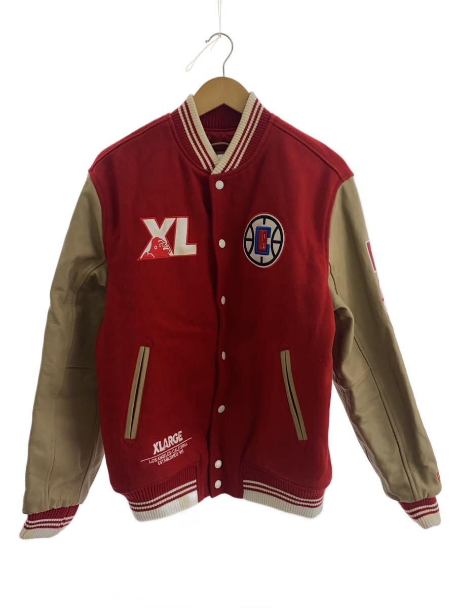 【中古】NEW ERA◆スタジャン/L/ポリエステル/RED/12350236【メンズウェア】|2nd STREET 店
