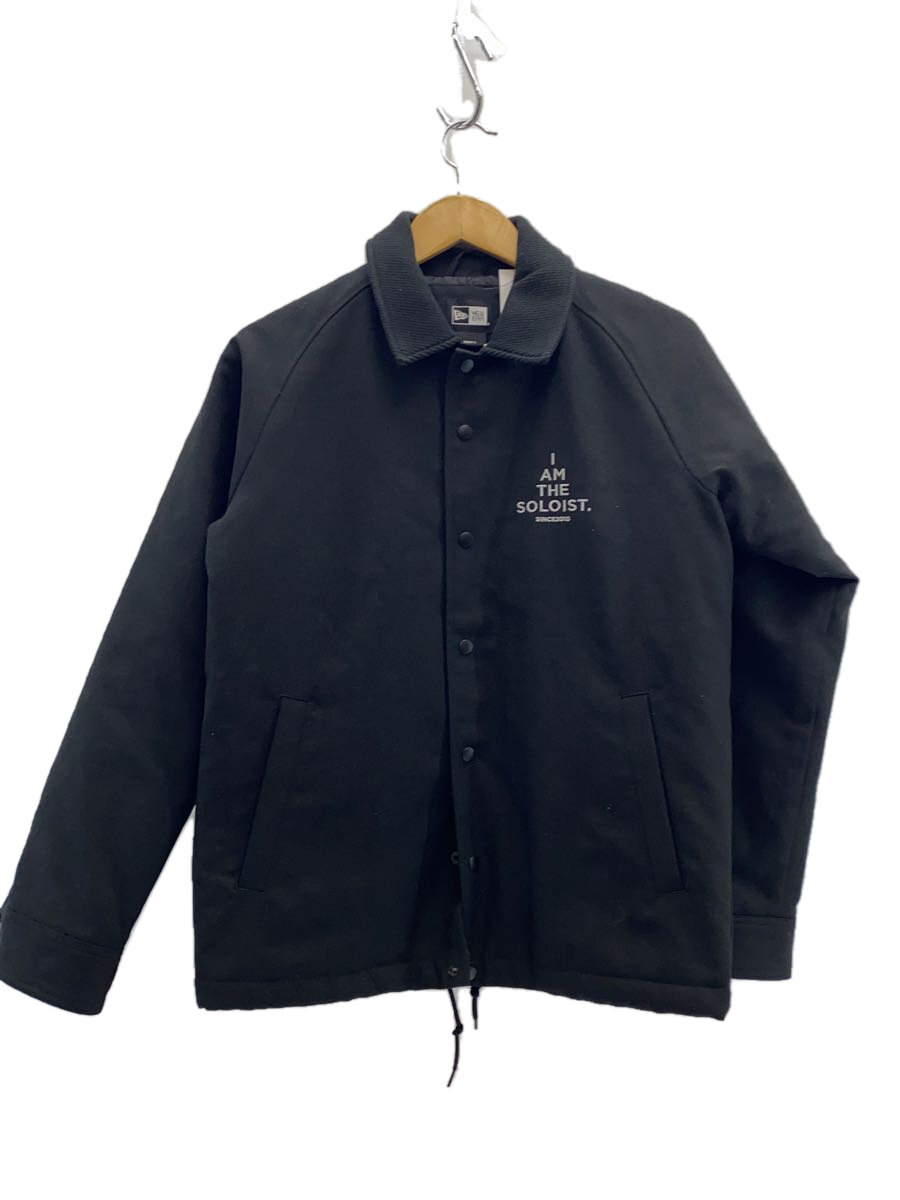 【中古】NEW ERA◆上衣/S/綿織物/BLK/Wool Coach Jacket【メンズウェア】