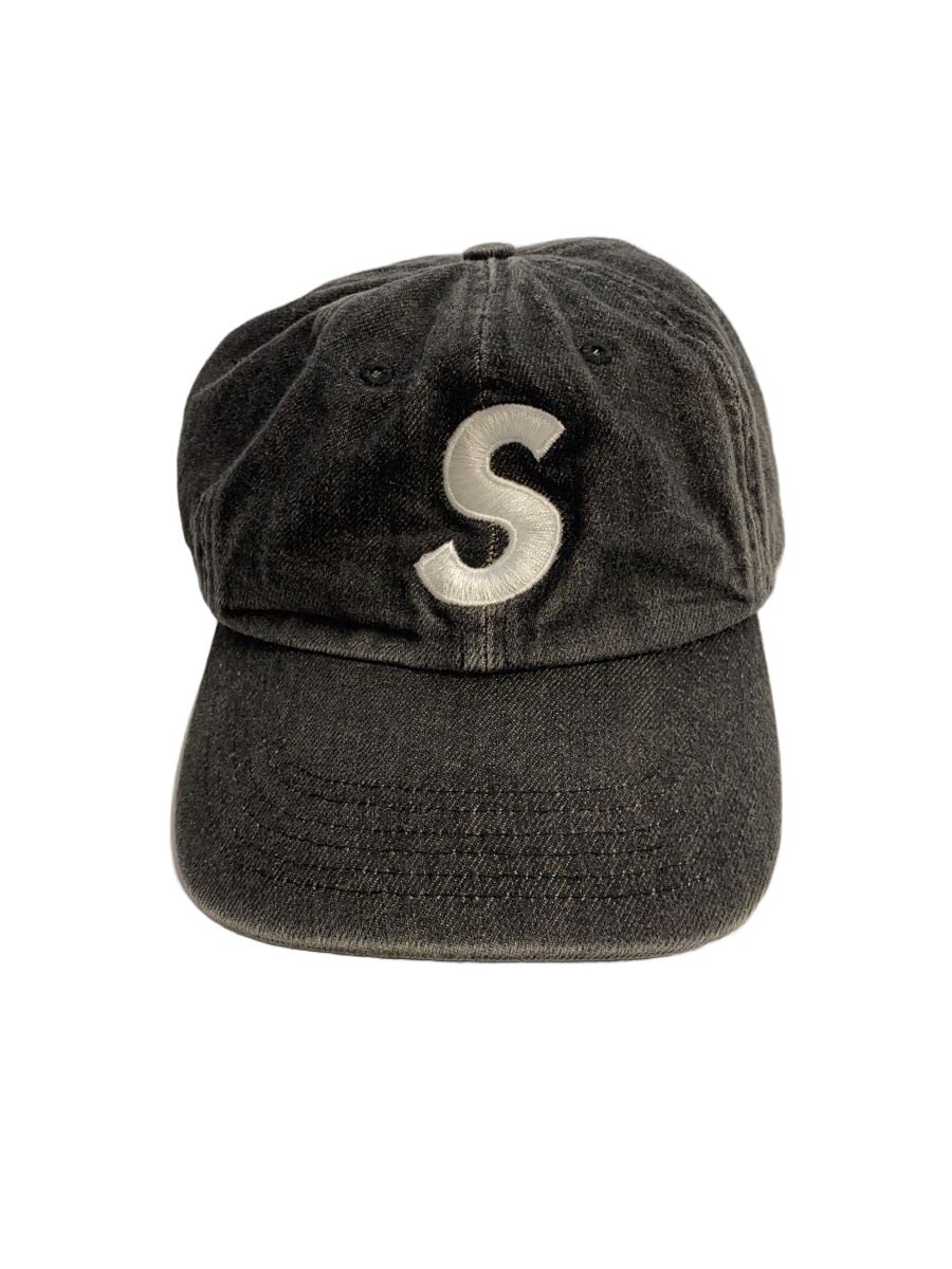 【中古】Supreme◆Kevlar Denim S Logo 6-Panel/旗がしら/--/綿織物/BLK/メンズ【服飾雑貨他】