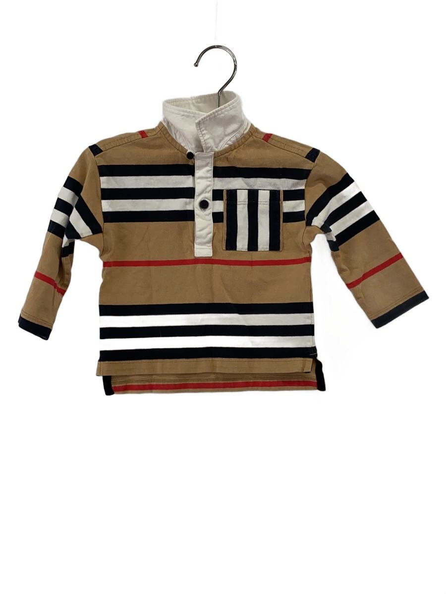【中古】BURBERRY◆カットソー/80cm/コットン/BEG/ストライプ/8030064【キッズ】｜2ｎｄ STREET 店
