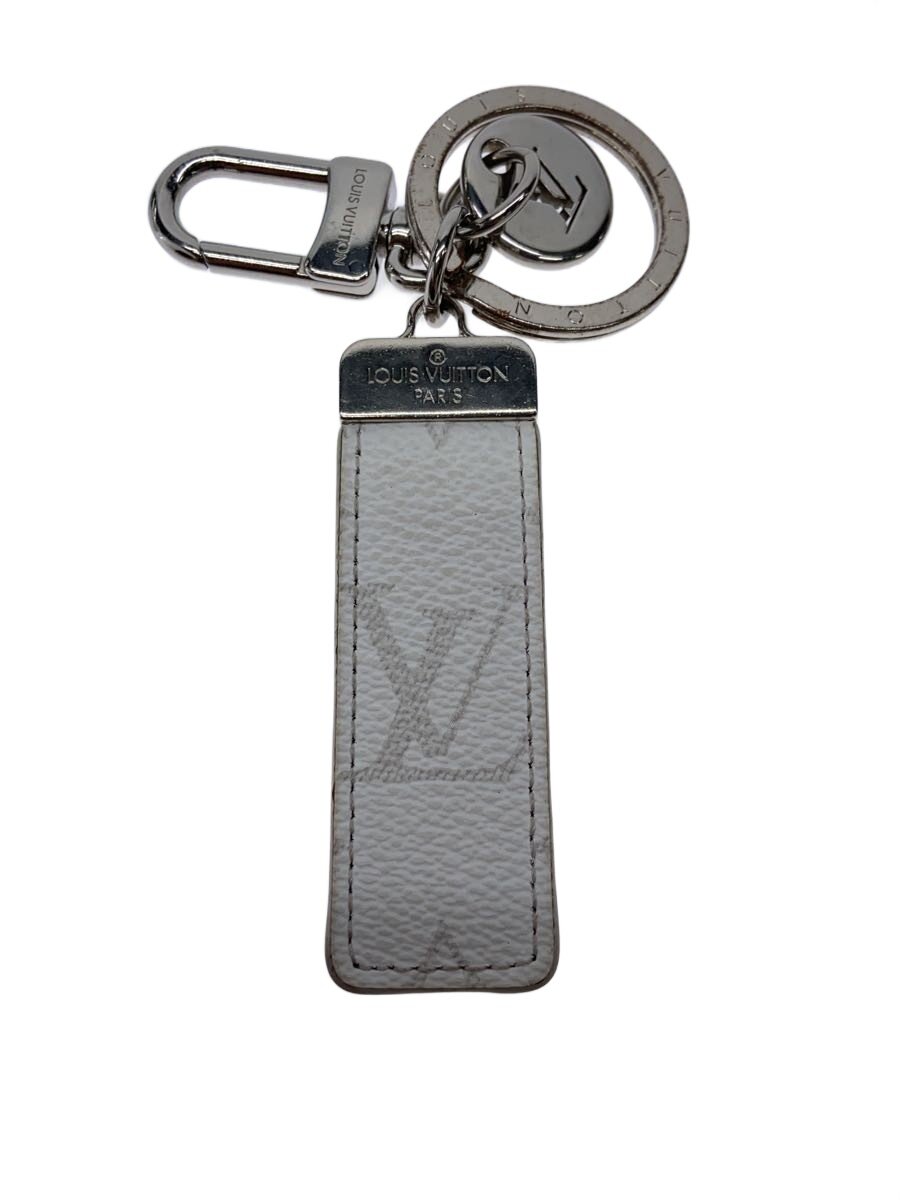 【中古】LOUIS VUITTON◆ポルト・クレ・ネオ_タイガラマ/白いこと/メンズ【服飾雑貨他】