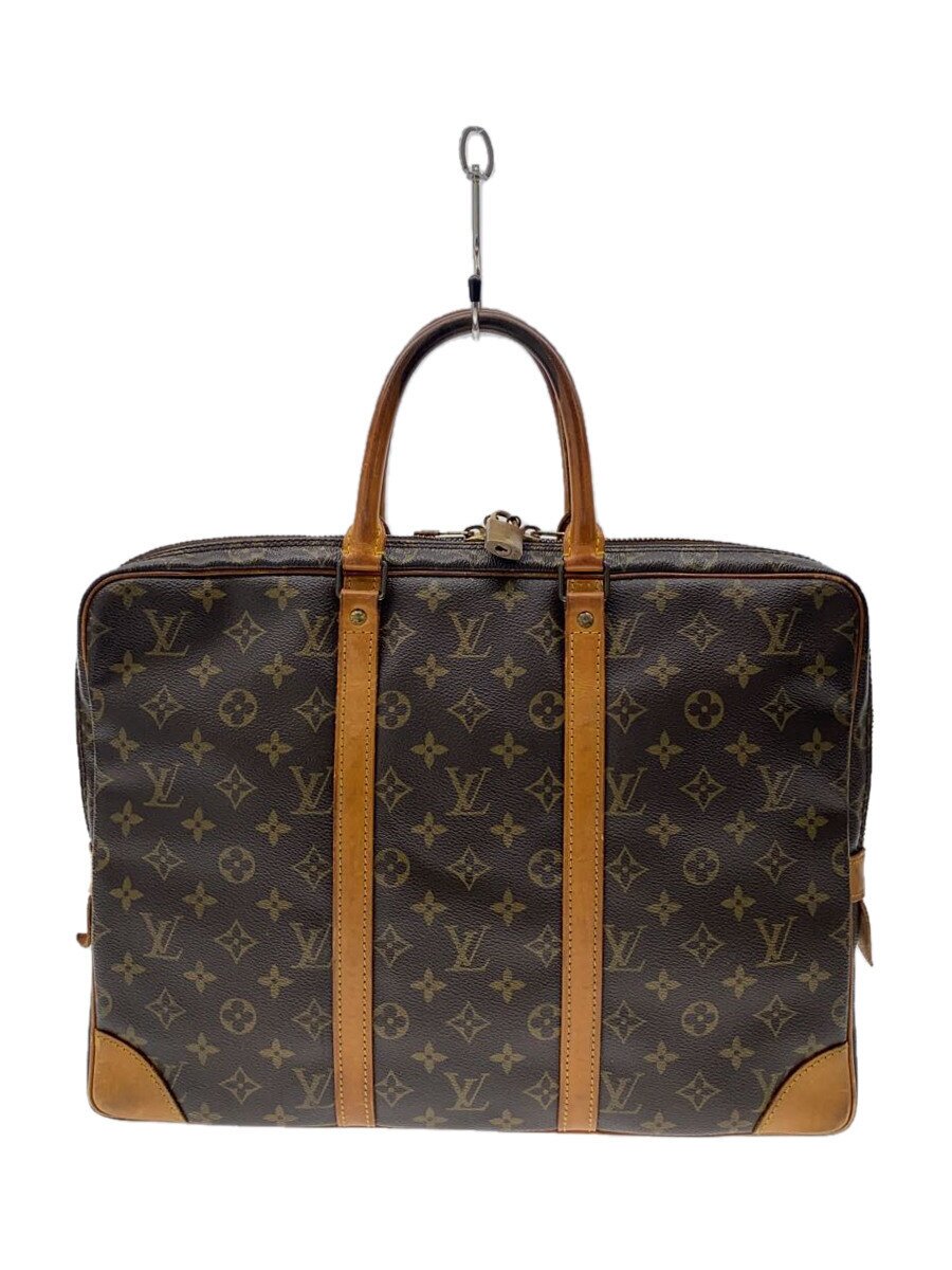 【中古】LOUIS VUITTON◆1)ポルト・ドキュマン・ヴォワヤージュ_モノグラム・キャンバス_BRW/PVC/BRW/総柄【バッグ】｜2ｎｄ STREET 店