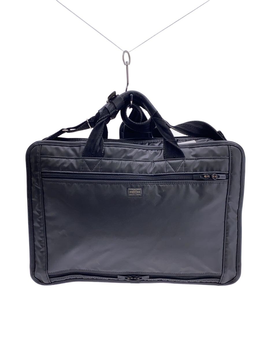 【中古】PORTER◆PORTER DEVICE/2WAY/ブリーフ入れもの/ナイロン/BLK/645-09260【御徒面子】