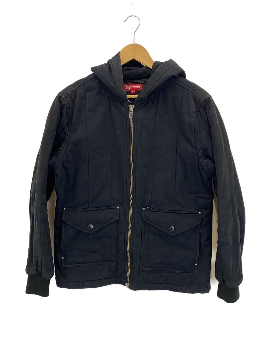 【中古】Supreme◆ジャケット/M/コットン/ブラック/INSULATED WORK JACKET フード汚れあり【メンズウェア】|2nd STREET 店