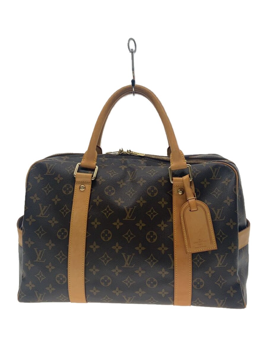 【中古】LOUIS VUITTON◆持ちはこびオール_モノグラム・帆布_BRW/PVC/BRW【御徒面子】