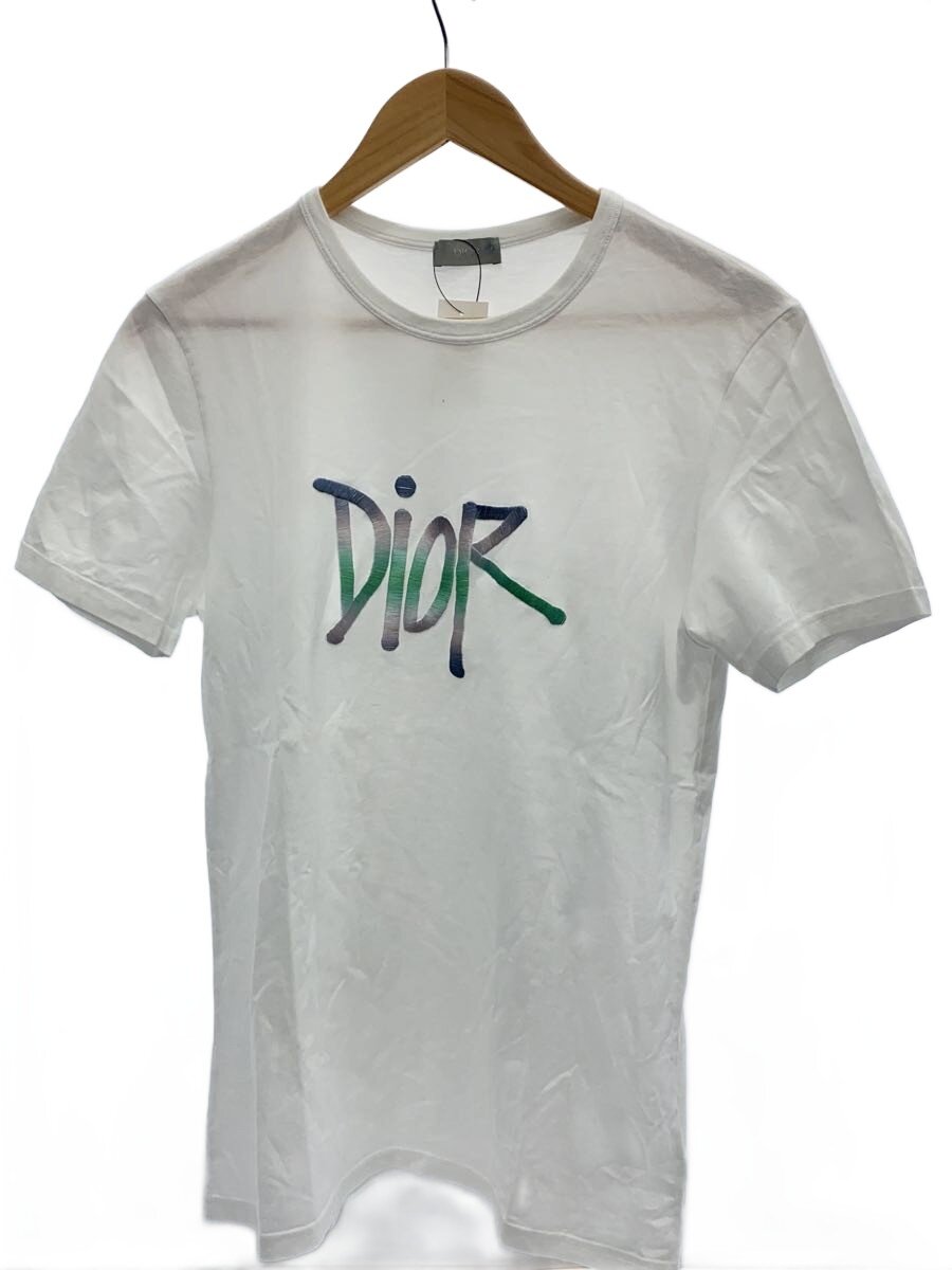 【中古】Christian Dior◆20AW/×SHAWN STUSSY/プルオーバー/S/綿織物/WHT/033J600D0589【メンズウェア】