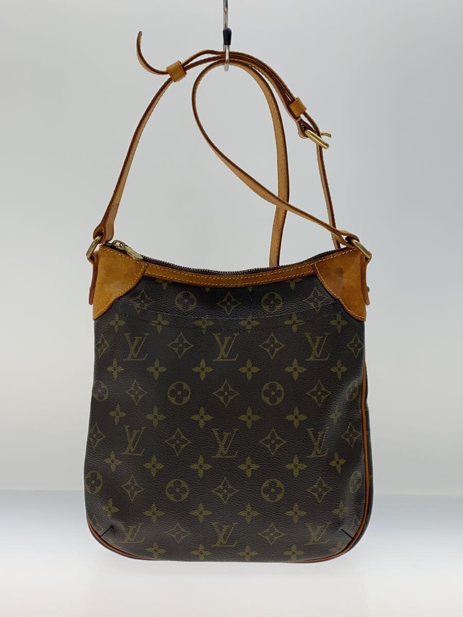 【中古】LOUIS VUITTON◆オデオンPM_モノグラム・帆布_BRW/PVC/BRW【御徒面子】