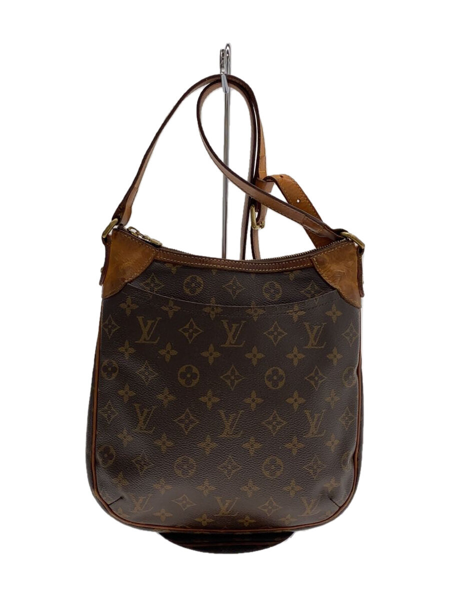 【中古】LOUIS VUITTON◆オデオンPM_モノグラム・帆布_BRW/PVC/BRW//【御徒面子】