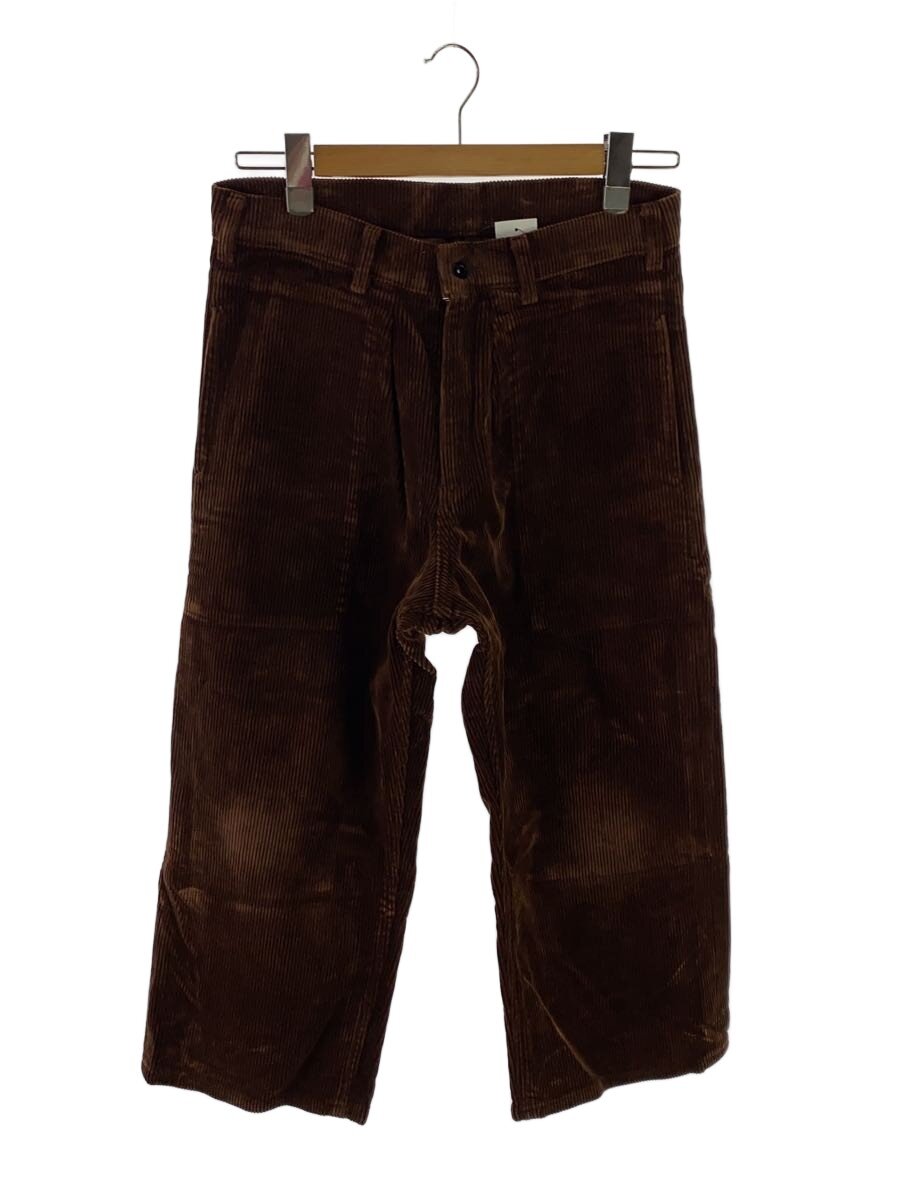 【中古】TUKI◆PATCHED WORK PANTS 8 WALE CORDUROY/1/コール天/BRW/0086【メンズウェア】