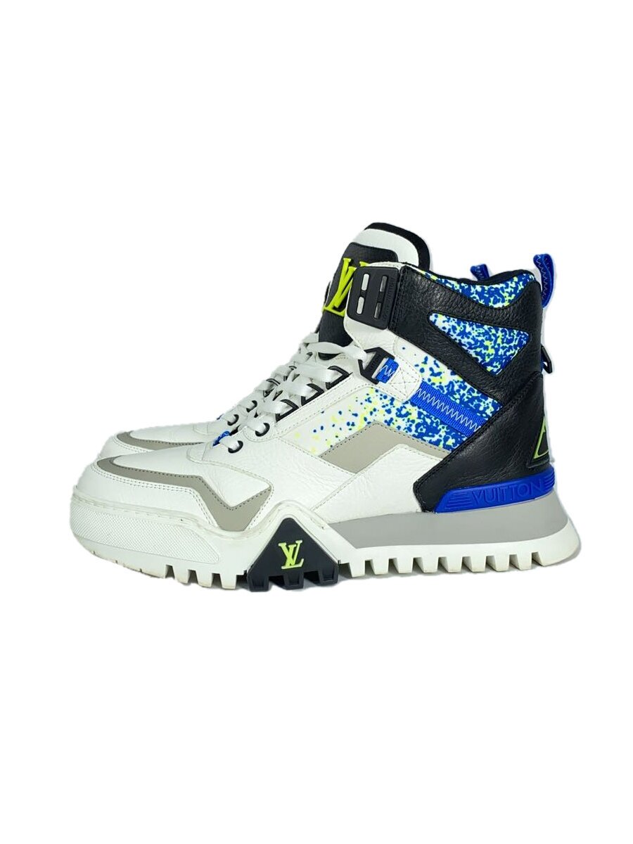 【中古】LOUIS VUITTON◆ハイカットスニーカー/UK7/WHT【シューズ】