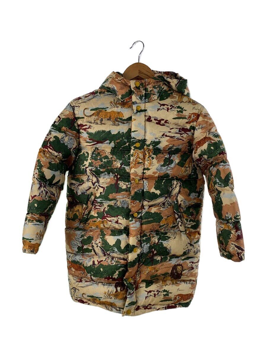 【中古】GUCCI◆ロングダウンジャケット/10/ポリエステル/総柄/599482【レディース御召しもの】