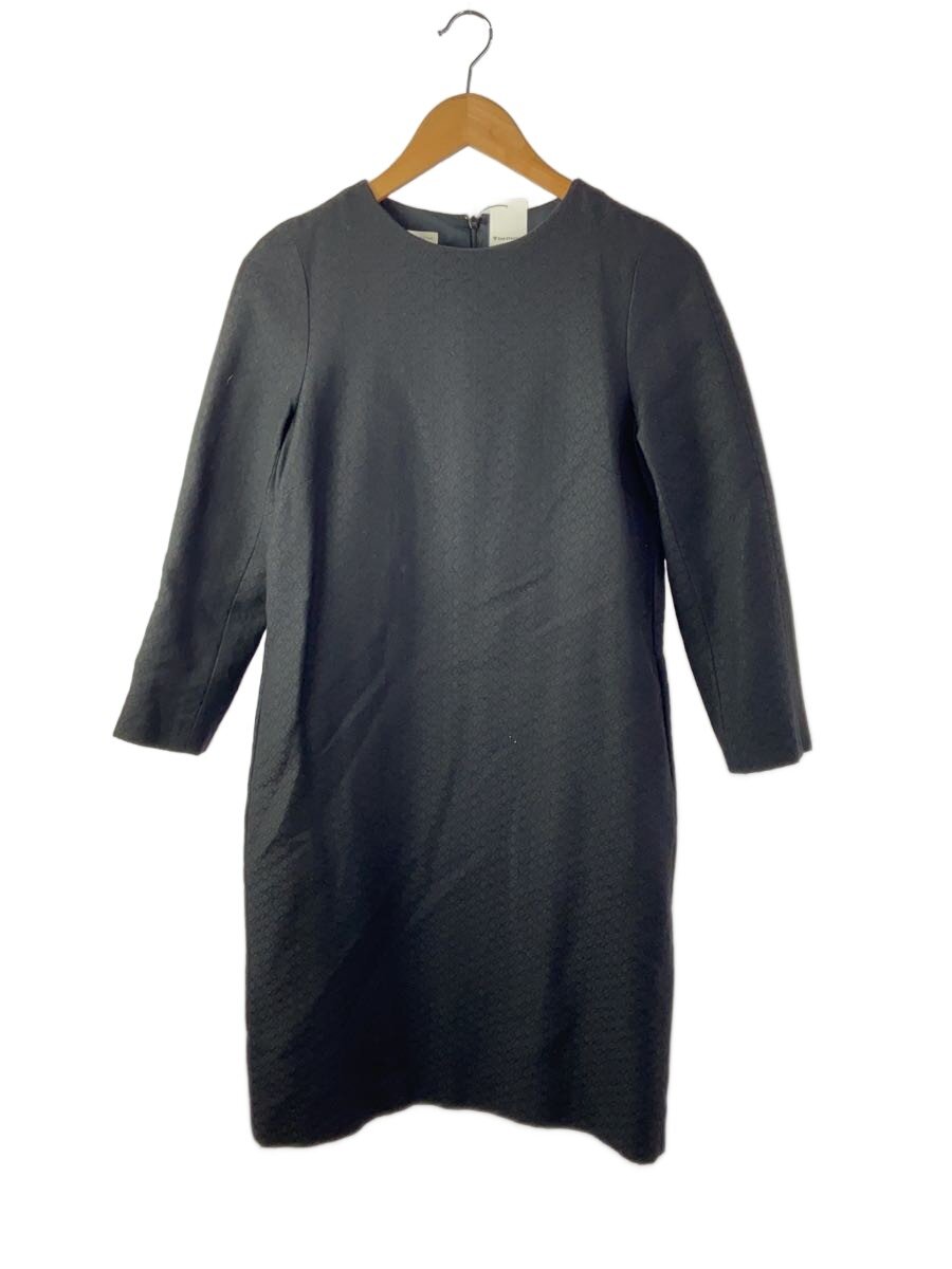 【中古】DRIES VAN NOTEN◆長袖衣装/36/羊毛/BLK/総柄//【レディース御召しもの】