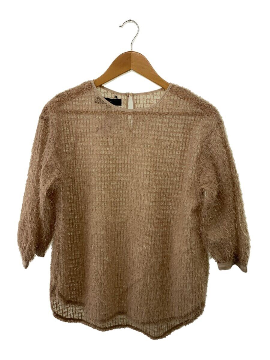 【中古】FLORENT◆25AW/フェザーチュールトップス/0/ポリエステル/ベージュ/2505F06003【レディース御召しもの】