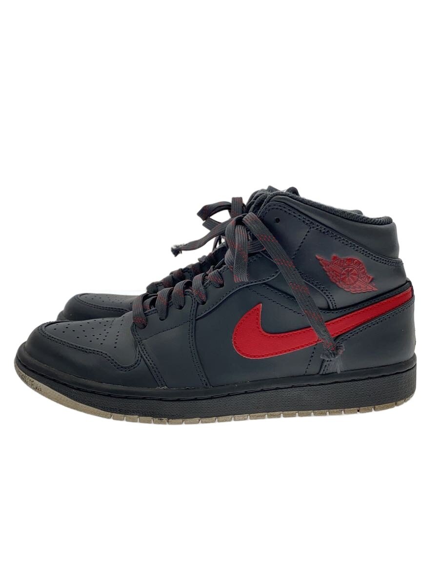 【中古】NIKE◆AIR JORDAN 1 MID/エアジョーダンミッド/ブラック/554724-045/26.5cm/BLK//【シューズ】|2nd STREET 店