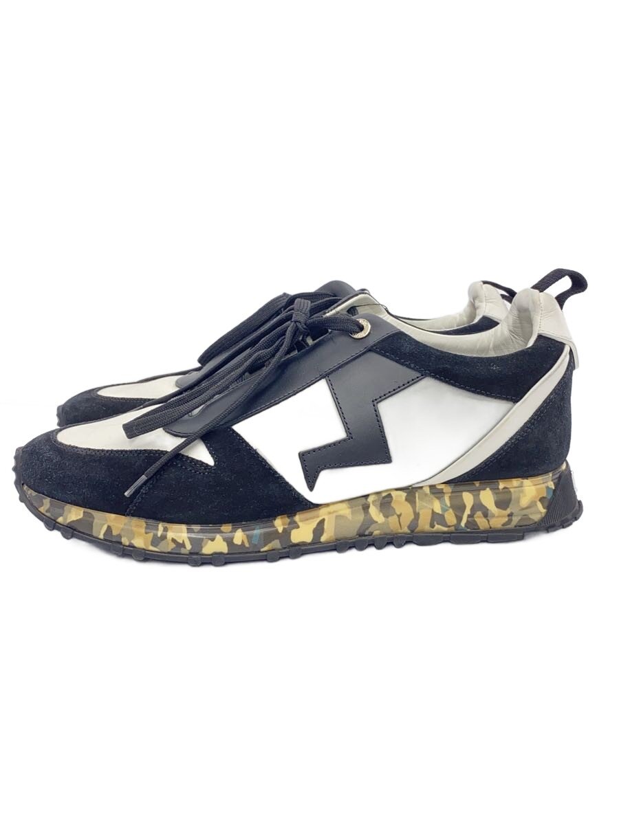 【中古】FENDI◆ローカットスニーカー/大きさ7/BLK/7E0944/化けの皮【シューズ】