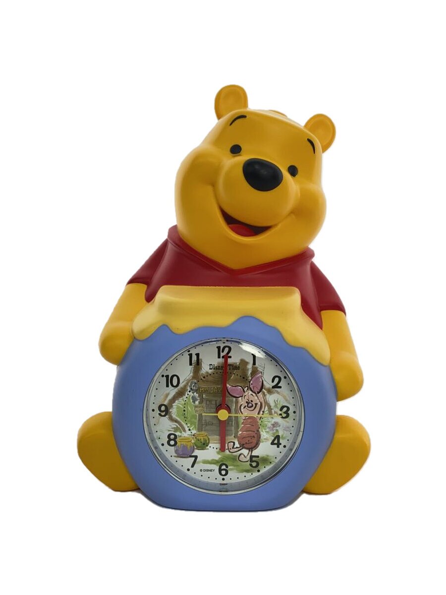 【中古】Disney◆時計/アナログ/YLW【インテリア小物・日用雑貨】
