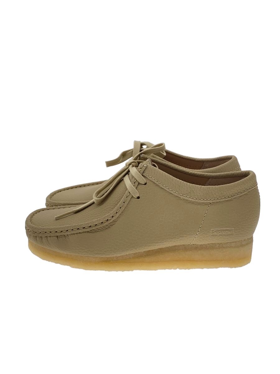 【中古】Clarks◆シューズ/38/IVO/なめし革【シューズ】