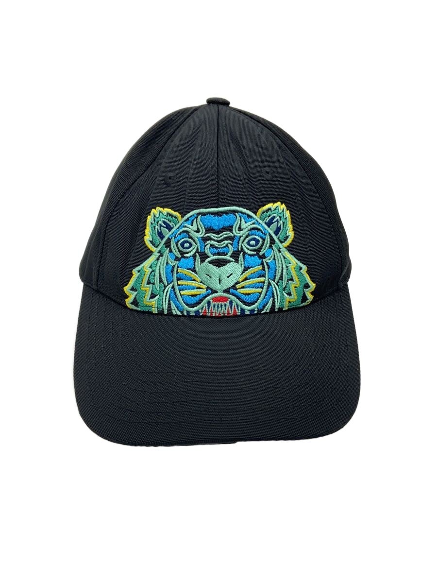 【中古】KENZO◆旗がしら/FREE/ポリエステル/BLK/総柄/メンズ【服飾雑貨他】