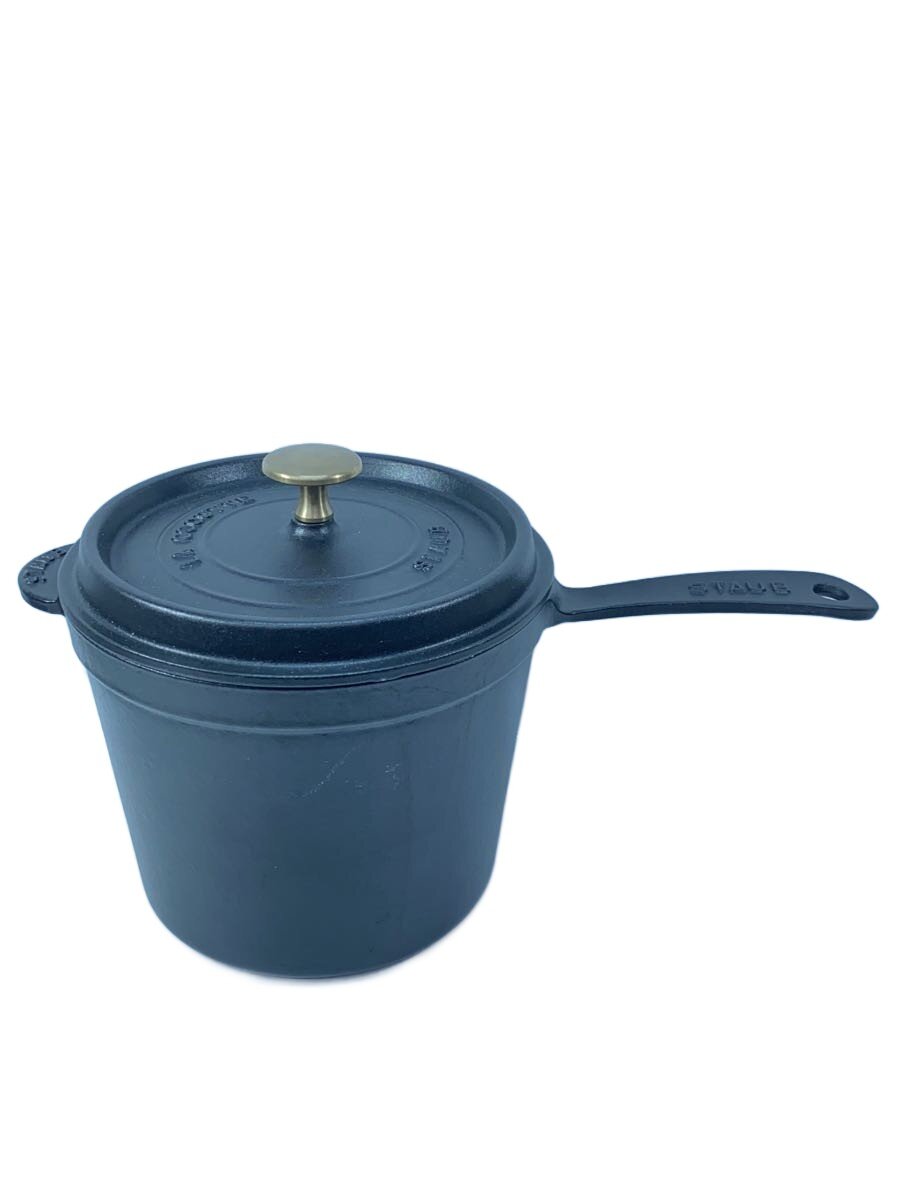 【中古】Staub◆鍋/サイズ:18cm/BLK【キッチン用品】