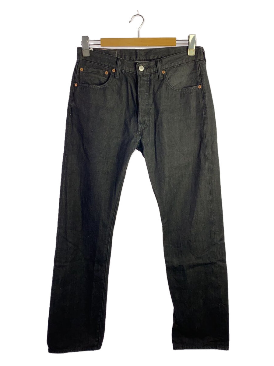 【中古】Levi’s◆下つ方/32/ジーンズ/BLK/無地/00501-1747/黒いことジーンズ/ポールスカ製/先染め//【メンズウェア】