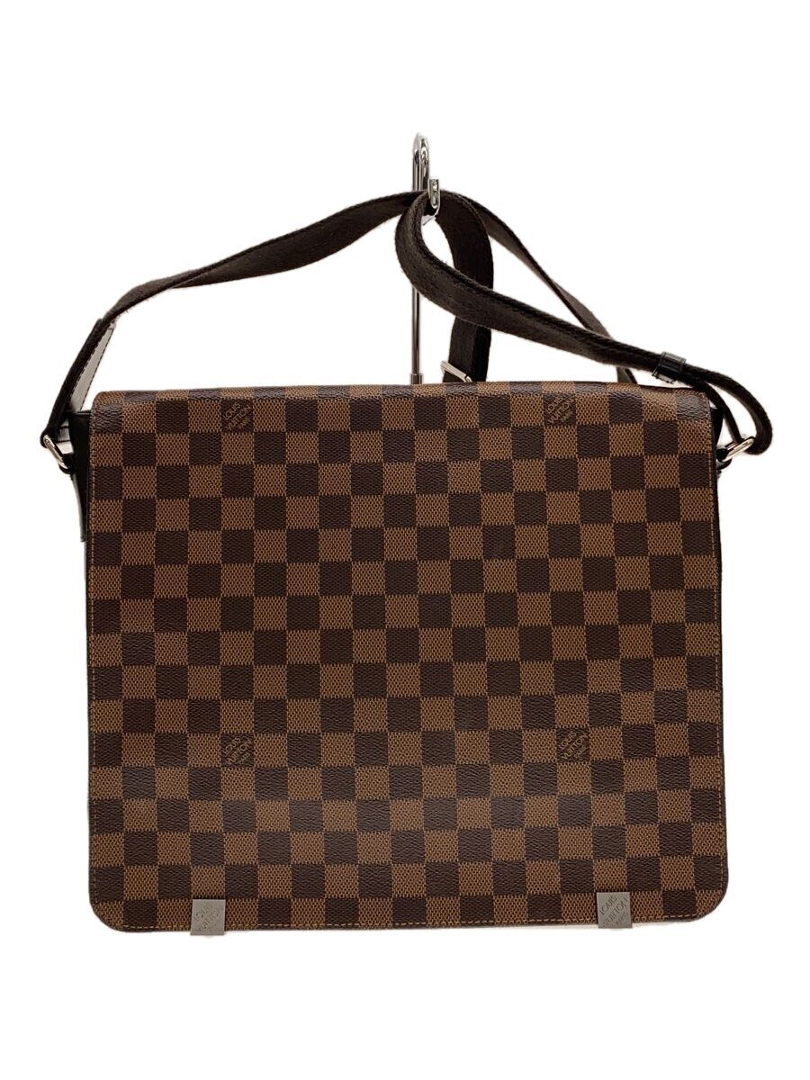 【中古】LOUIS VUITTON◆2)ディストリクトMMNM_ダミエ・エベヌ/PVC/BRW【御徒面子】