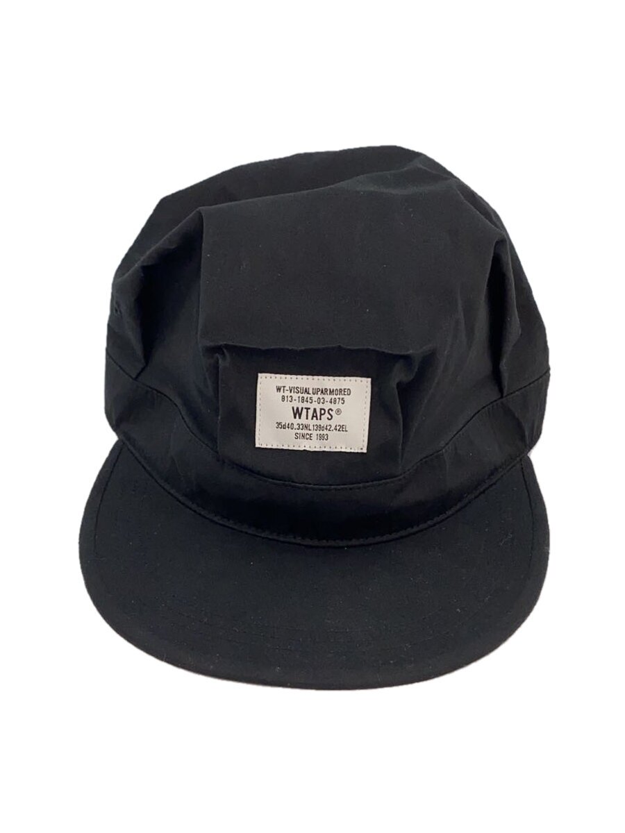 【中古】WTAPS◆24ss PAINTER / CAP/旗がしら/FREE/綿織物/BLK/メンズ/241HCDT-HT12【服飾雑貨他】