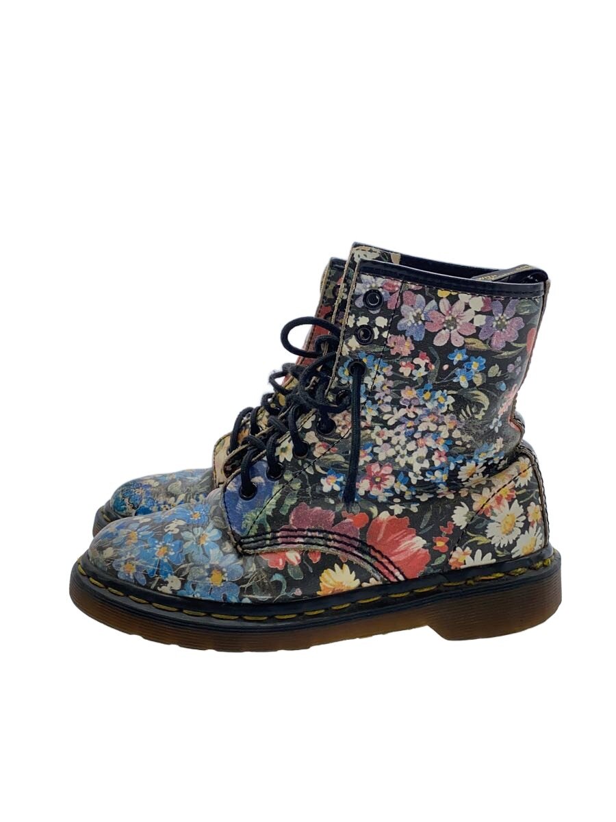 【中古】Dr.Martens◆ブーツ/UK4/BLK/なめし革/イングランド製【シューズ】