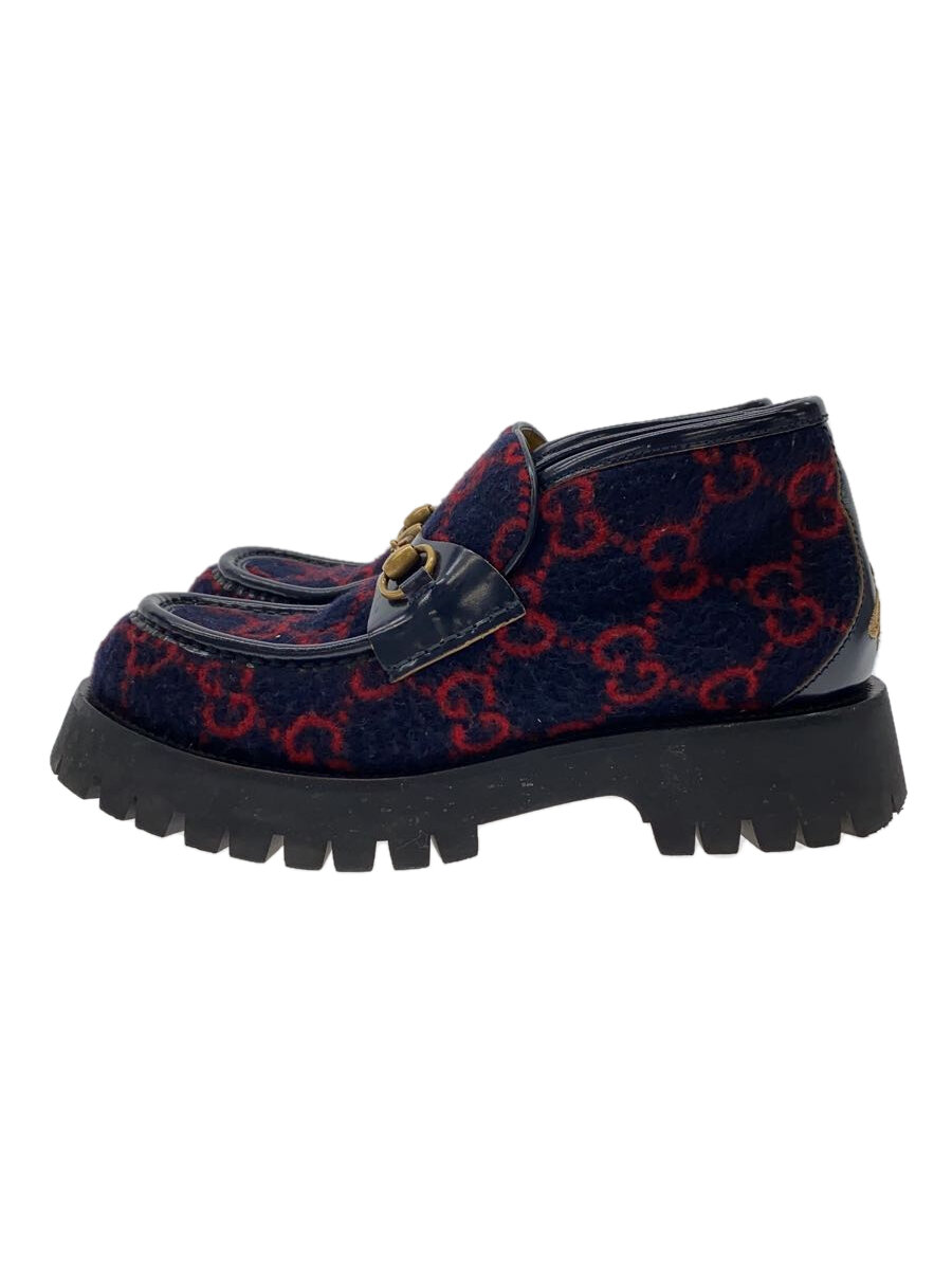 【中古】GUCCI◆ローファー/US7/NVY/ウール/598315//【シューズ】｜2ｎｄ STREET 店 16,315円