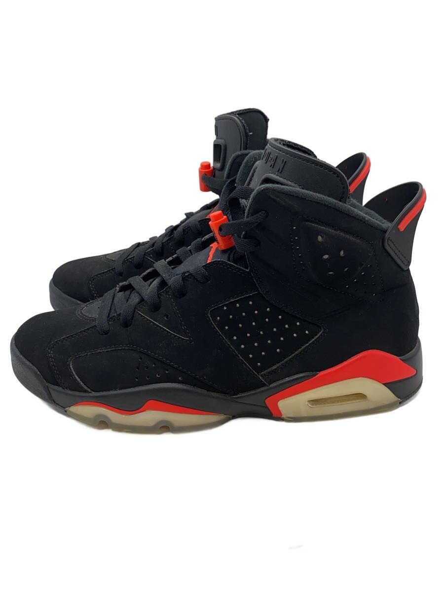 【中古】NIKE◆AIR JORDAN 6 RETRO/エアジョーダンレトロ/黒いこと/384664-060/27.5珊/BLK/【シューズ】
