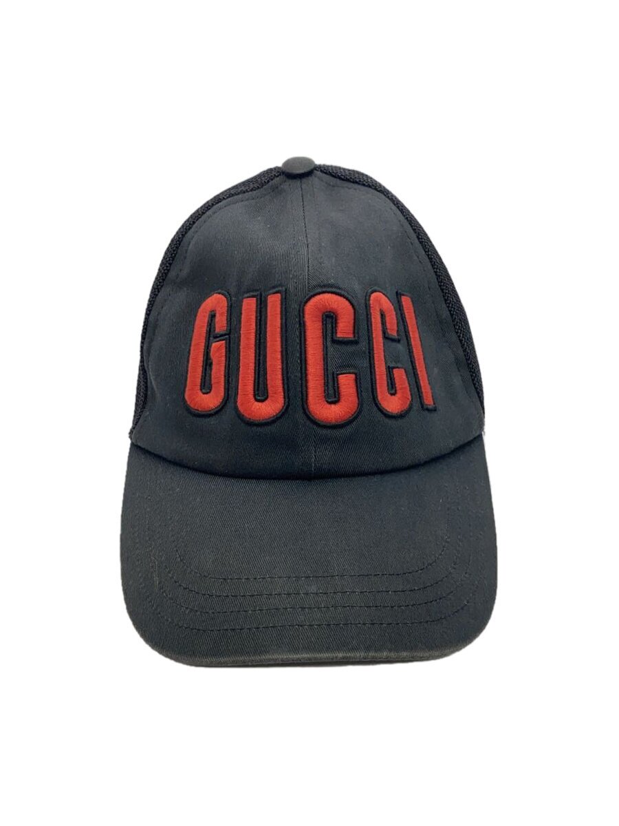 【中古】GUCCI◆旗がしら/--/帆布/BLK/メンズ/701324・502008//【服飾雑貨他】