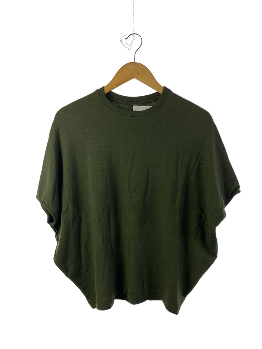 【中古】Y’s for living◆半袖カットソー/FREE/羊毛/KHK【レディース御召しもの】
