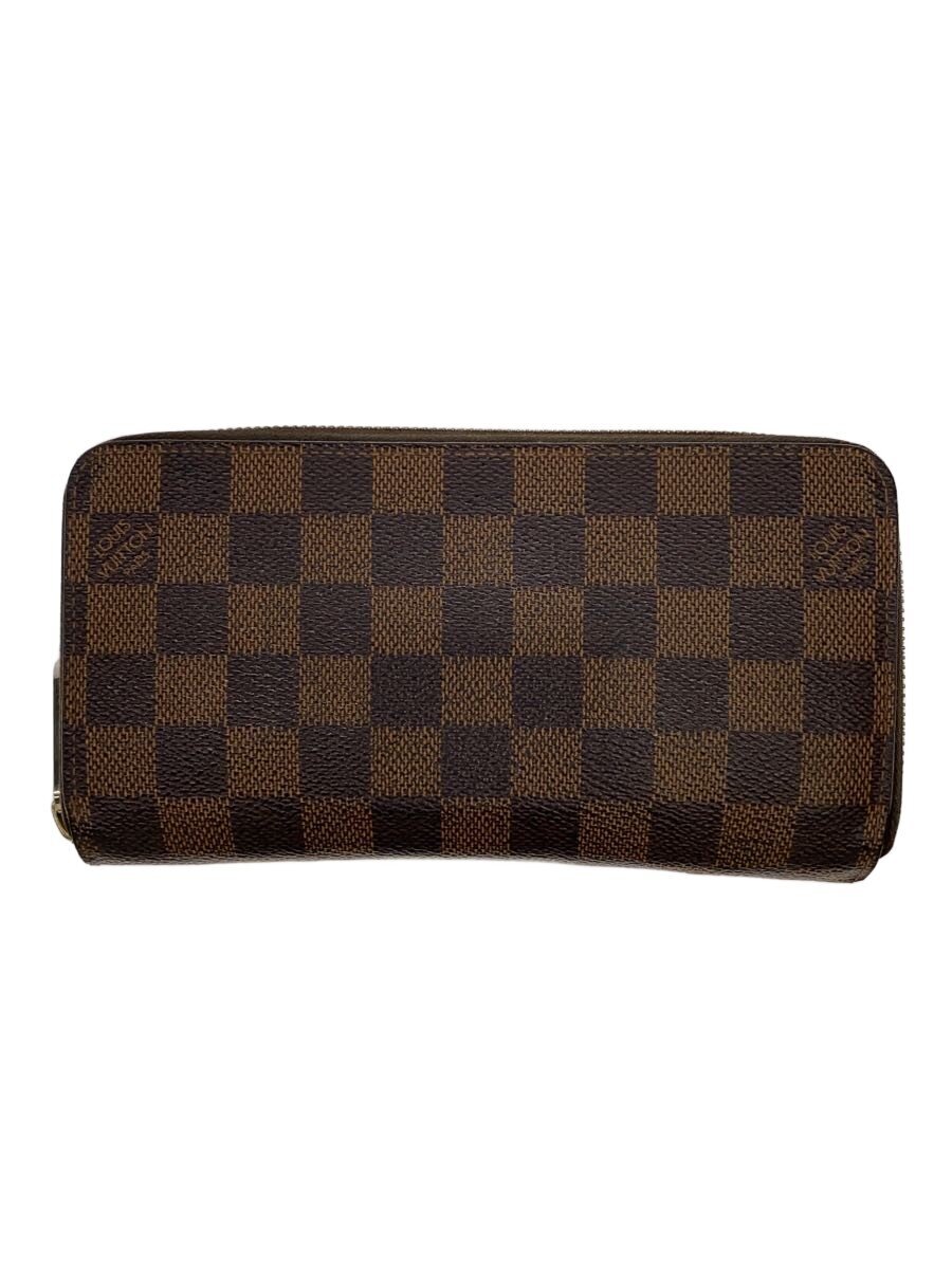 【中古】LOUIS VUITTON◆1)ジッピー・ウォレット_ダミエ・エベヌ/PVC/BRW/メンズ【服飾雑貨他】｜2ｎｄ STREET 店