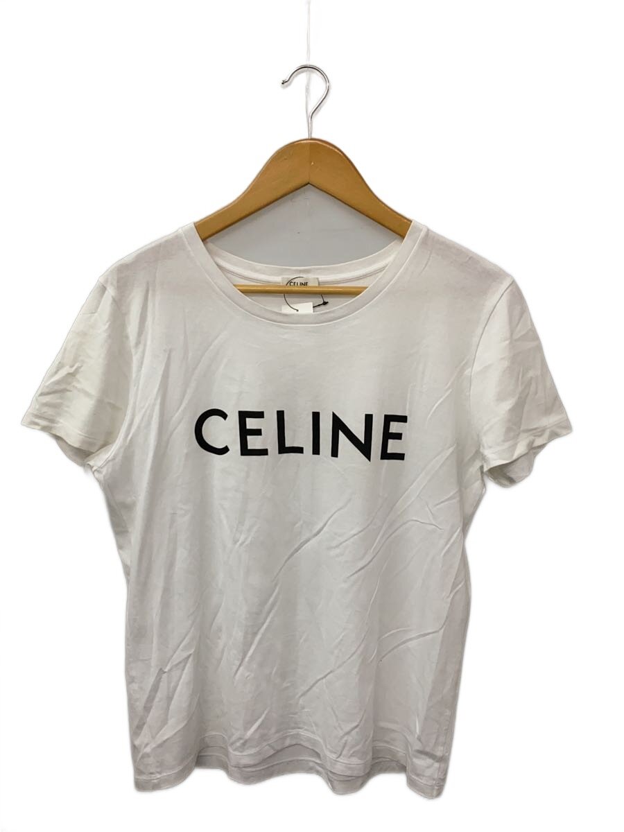 【中古】CELINE◆プルオーバー/L/綿織物/WHT【レディースお召しもの】