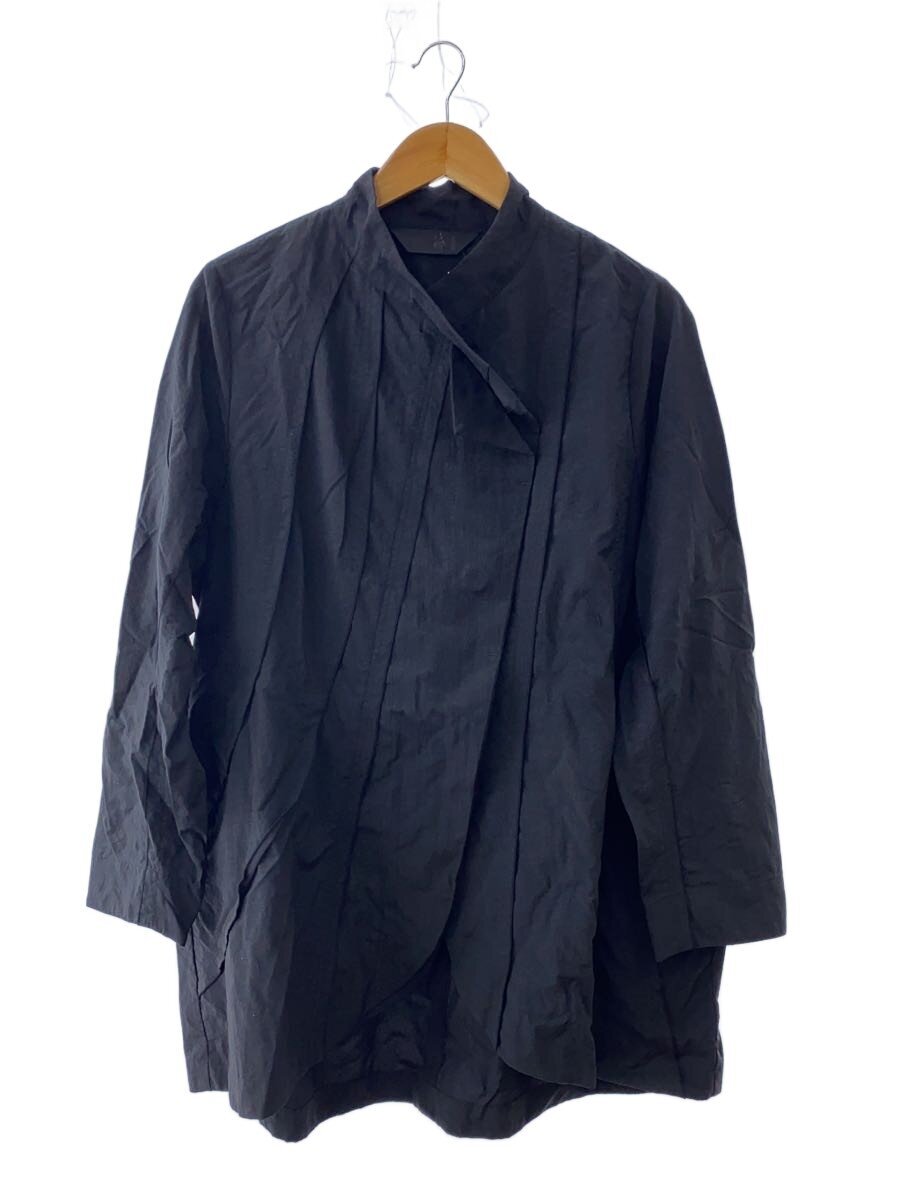 【中古】MOYURU◆うつり変わりナイロン上衣/上衣/M-L/ナイロン/BLK/73004422【レディース御召しもの】