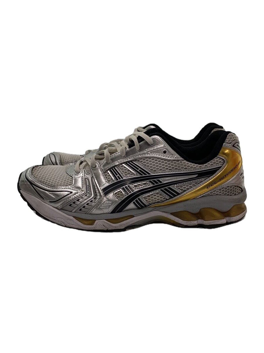 【中古】ASICS◆メッシュ構成成分色変わり有/GEL-KAYANO 14/PURE GOLD/28糎/SLV/1201A019【シューズ】
