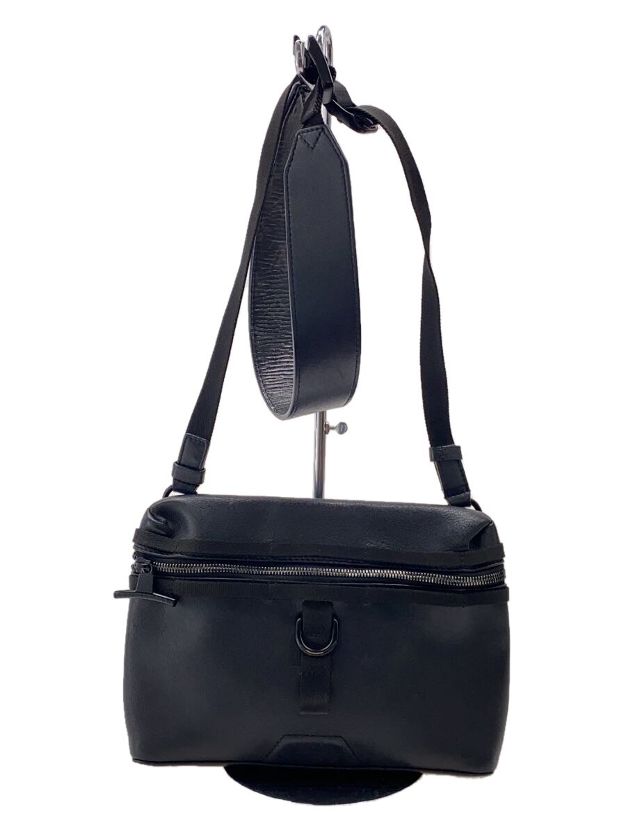 【中古】LOUIS VUITTON◆伝達人PM_ダーク・アンフィニティ_BLK/牛皮/BLK【御徒面子】