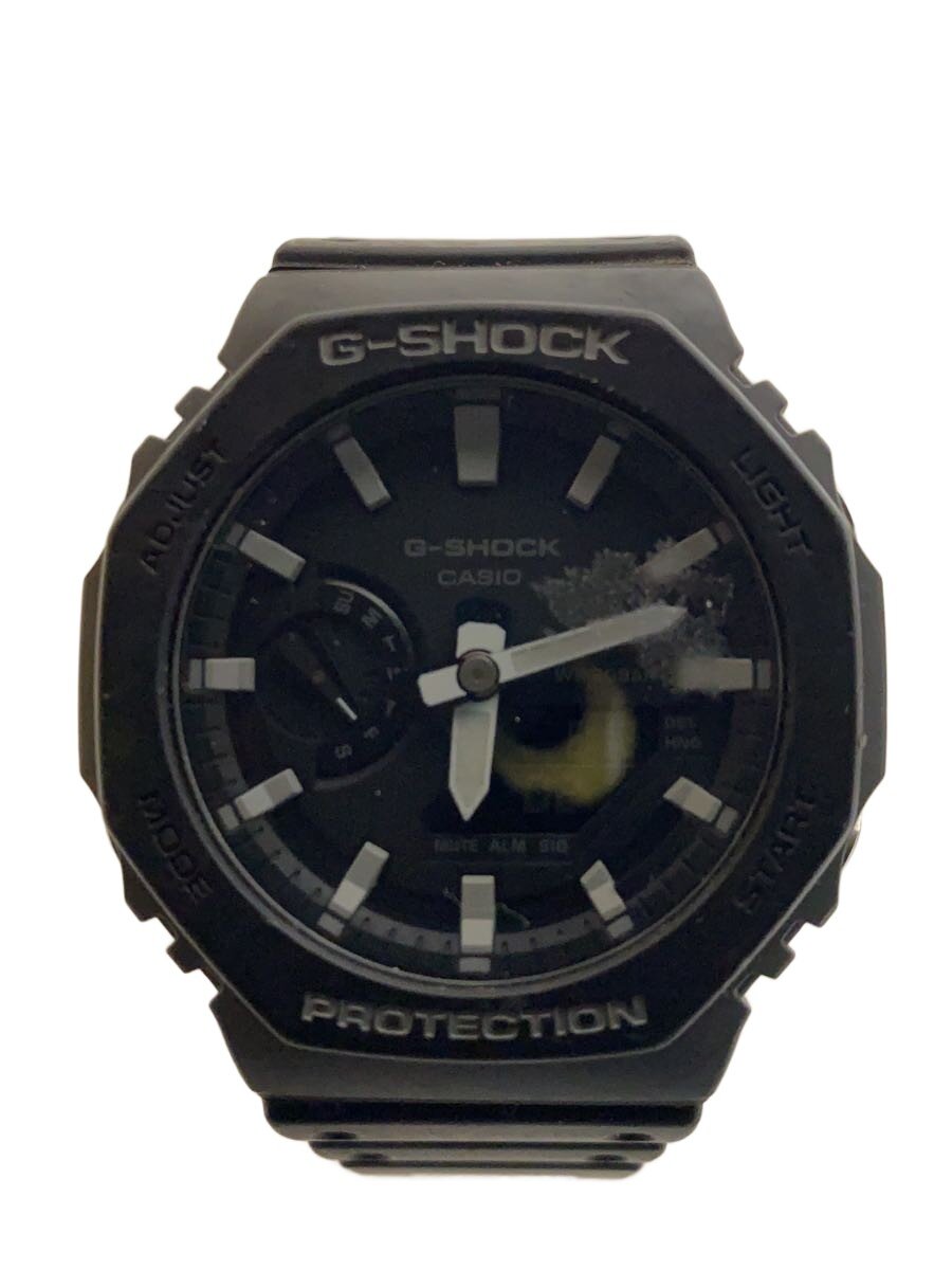 【中古】CASIO◆石英ウオッチ・G-SHOCK/デジアナ/BLK/BLK【服飾雑貨他】
