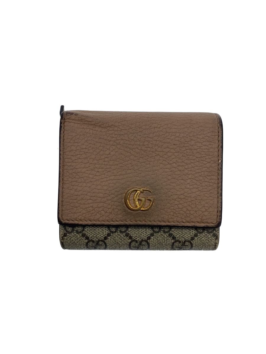 【中古】GUCCI◆紙入れ/PVC/BRW/レディース/598587 2149【服飾雑貨他】