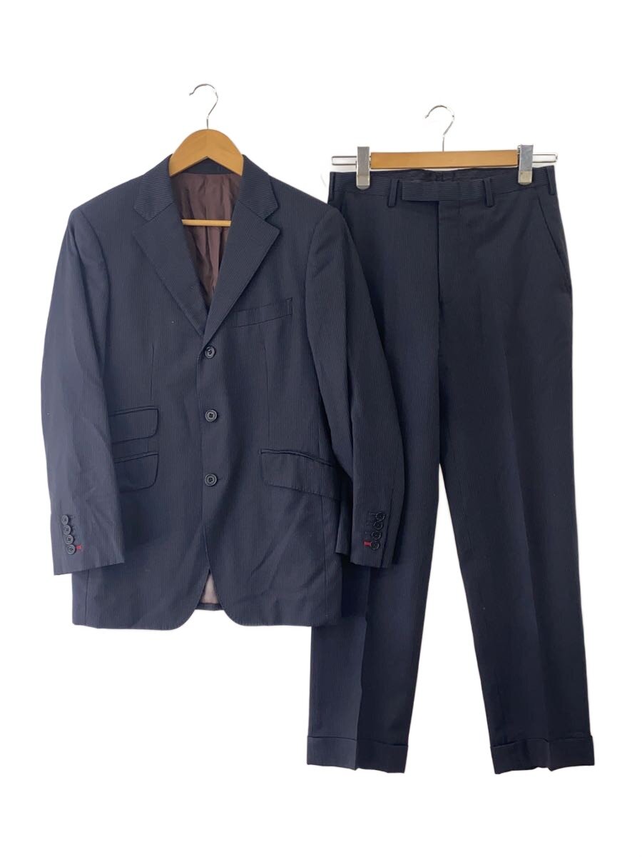 【中古】BURBERRY BLACK LABEL◆セットアップ/--/ウール/BLK/ストライプ【メンズウェア】|2nd STREET 店