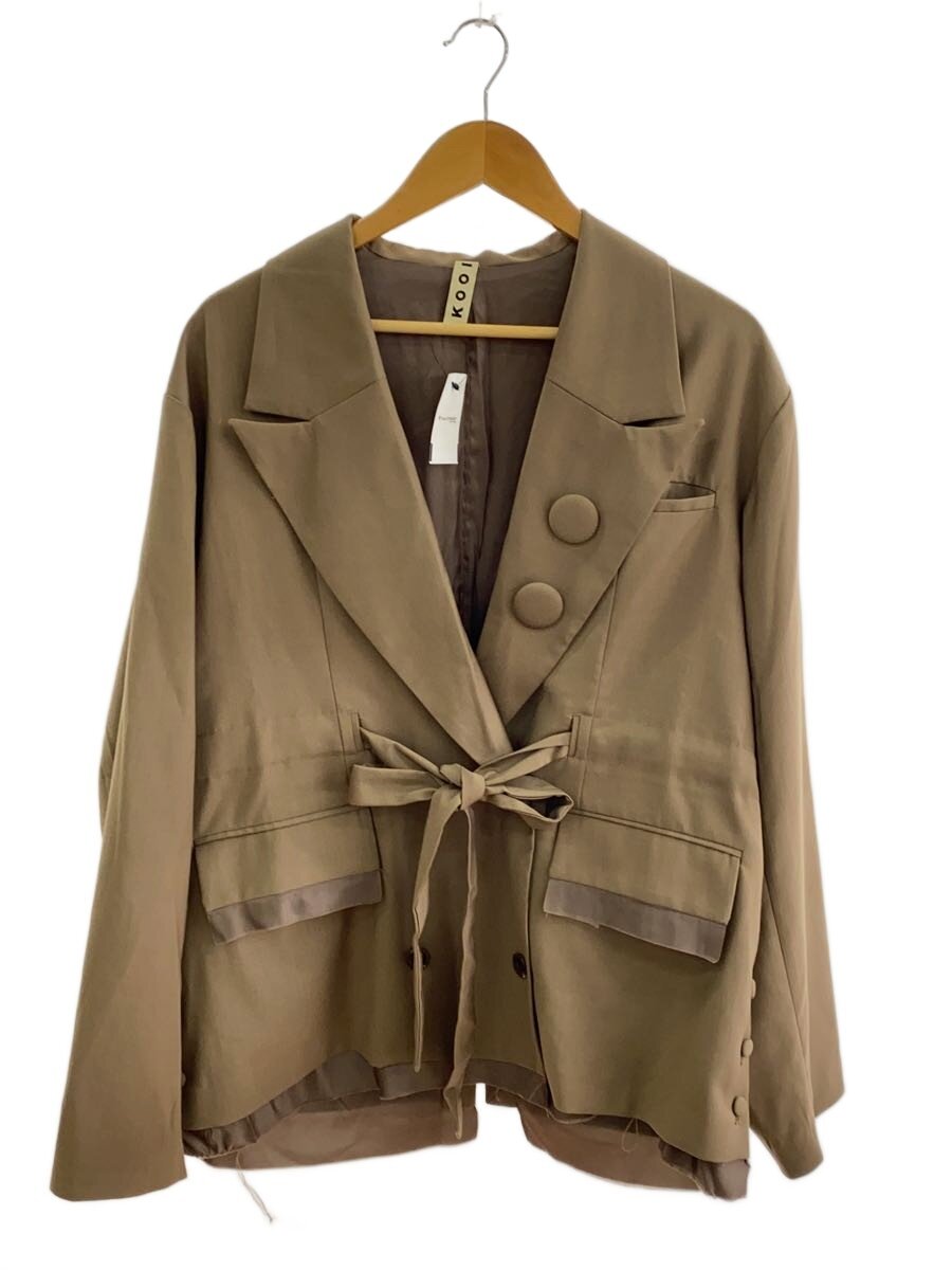 【中古】KOOI◆ジャケット/1/ポリエステル/KHK/23ko-aw10//【メンズウェア】｜2ｎｄ STREET 店