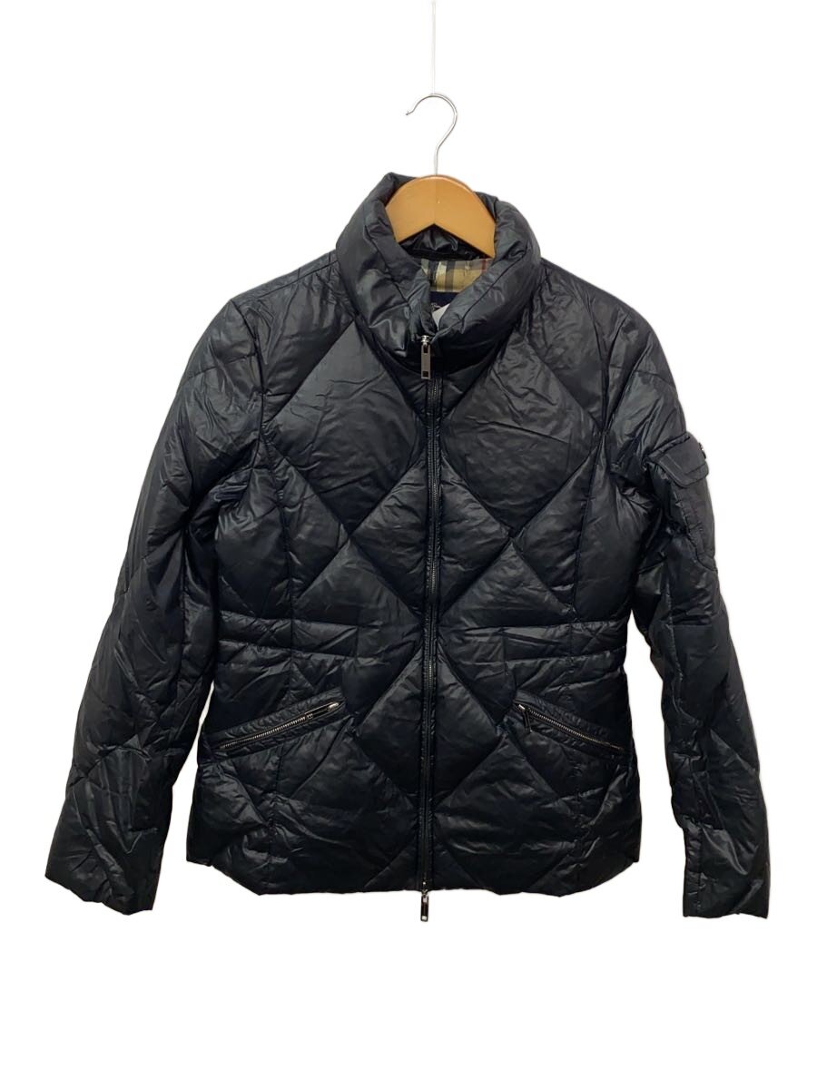 【中古】BURBERRY LONDON◆落ち込む上衣/38/ナイロン/BLK/無地/FS337-856-09【レディース御召しもの】