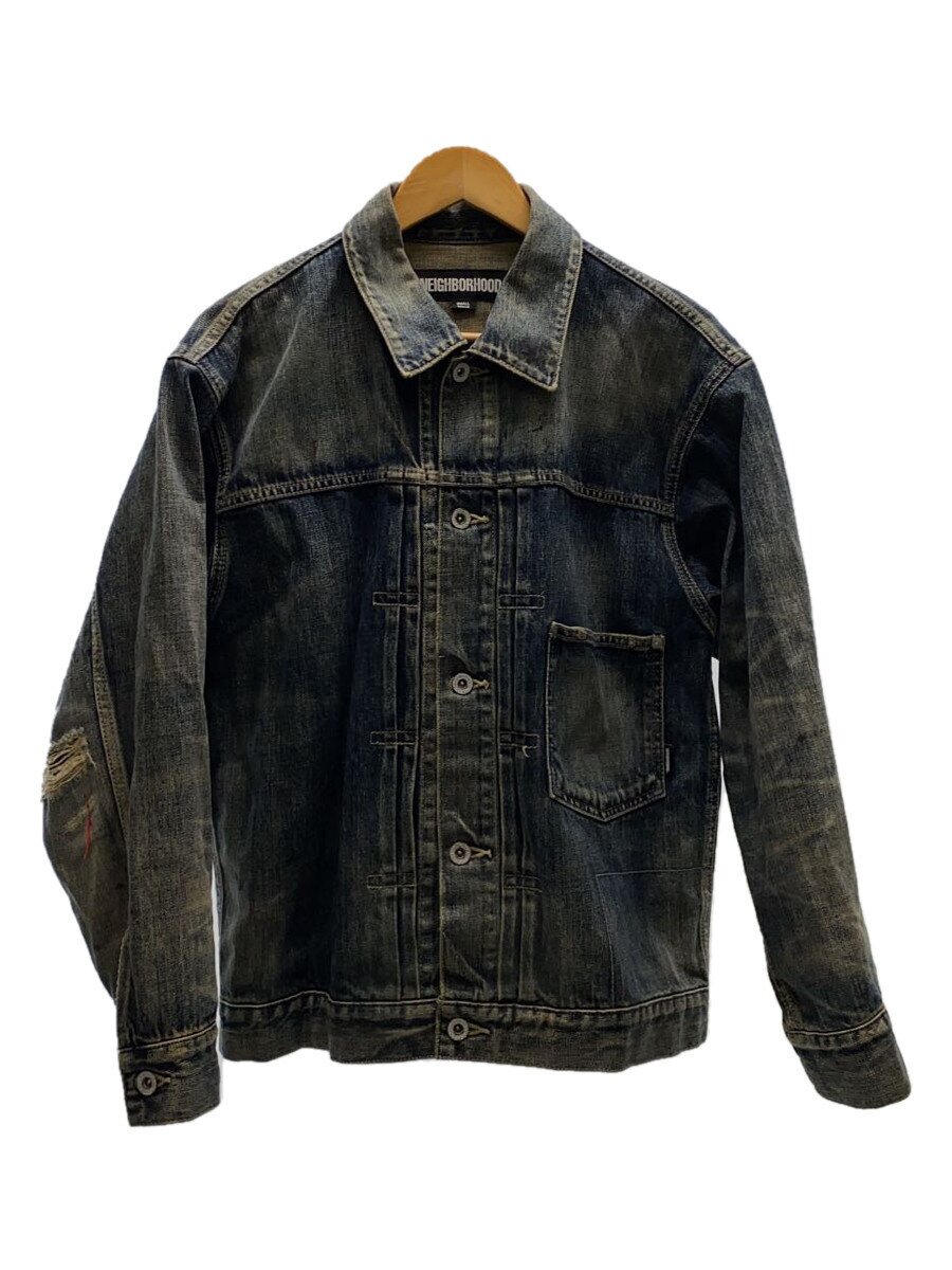 【中古】NEIGHBORHOOD◆Gジャン/S/綿織物/IDG/無地/232XBNH-JKM01【メンズウェア】