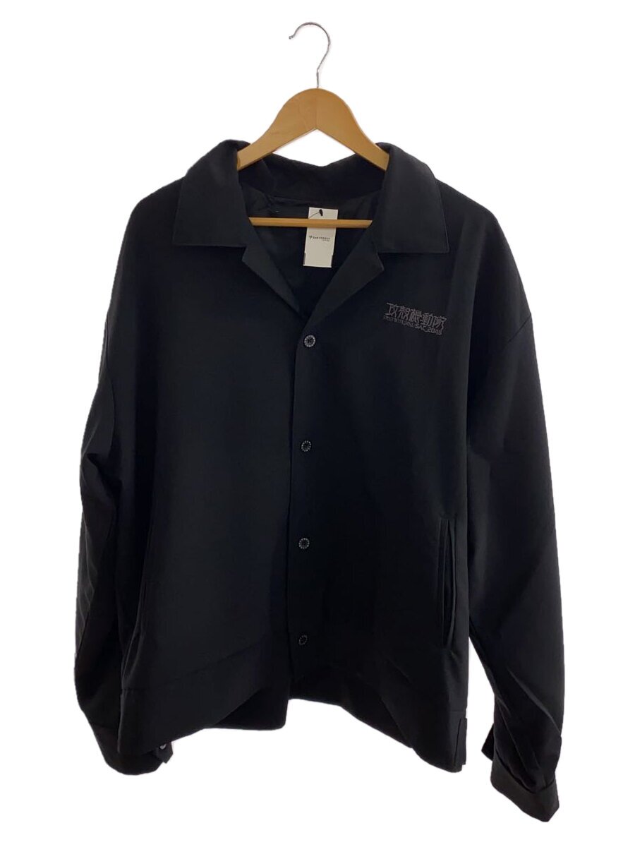 【中古】MUZE◆上衣/2/ポリエステル/BLK【メンズウェア】