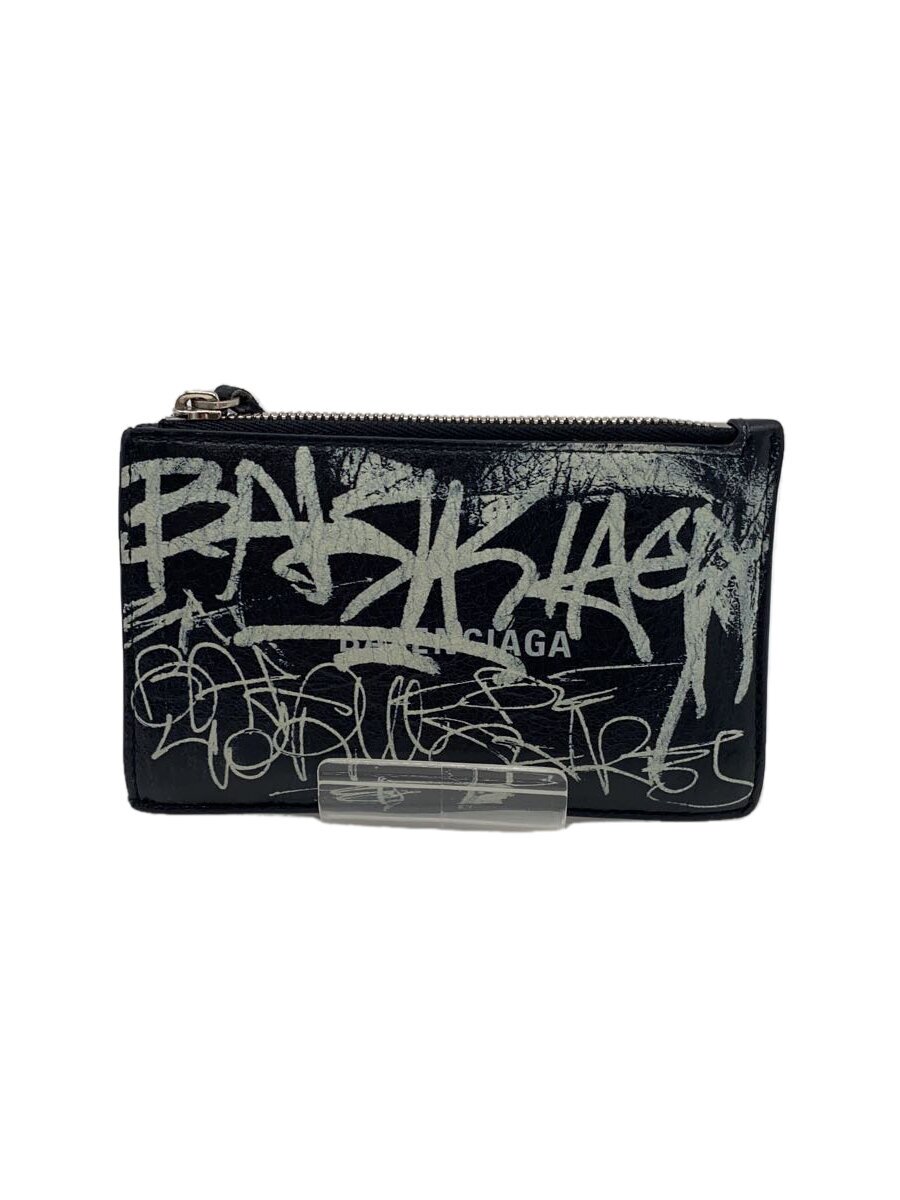 【中古】BALENCIAGA◆歌留多容れもの/羊革/BLK/メンズ/640535・1090・0・568148【服飾雑貨他】